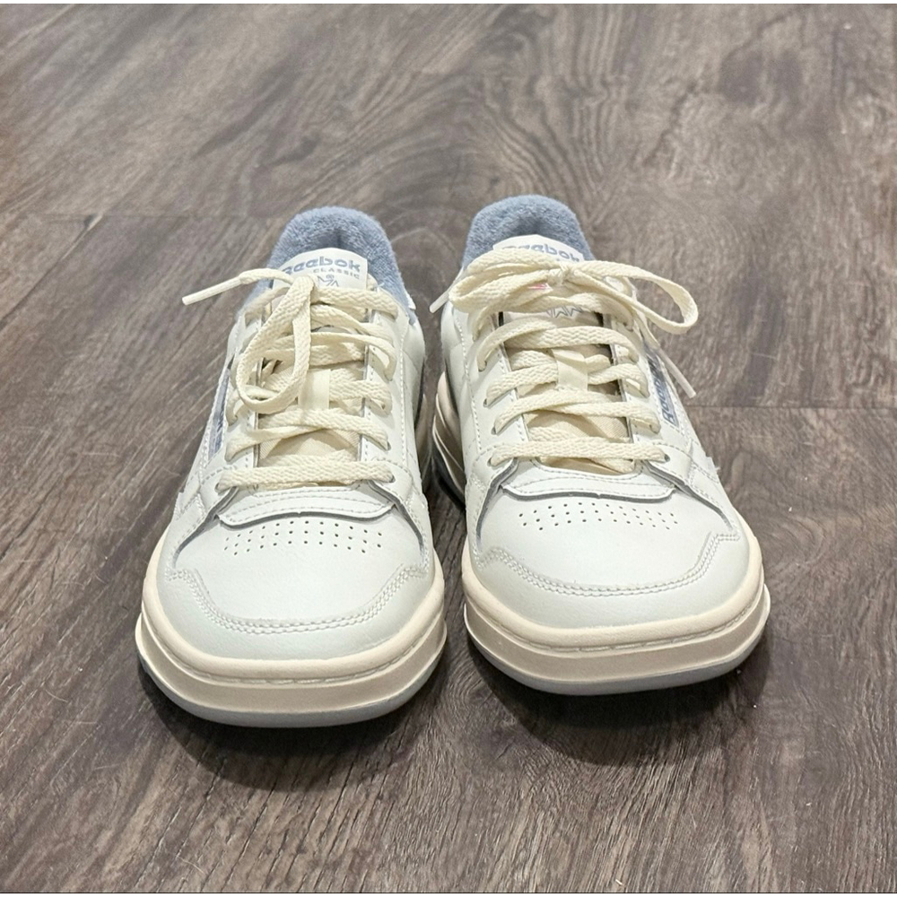 Reebok Phase Court Vintage Chalk Leather Women’s Size 6 Retro Sneakers Fleece - Picture 5 of 10
